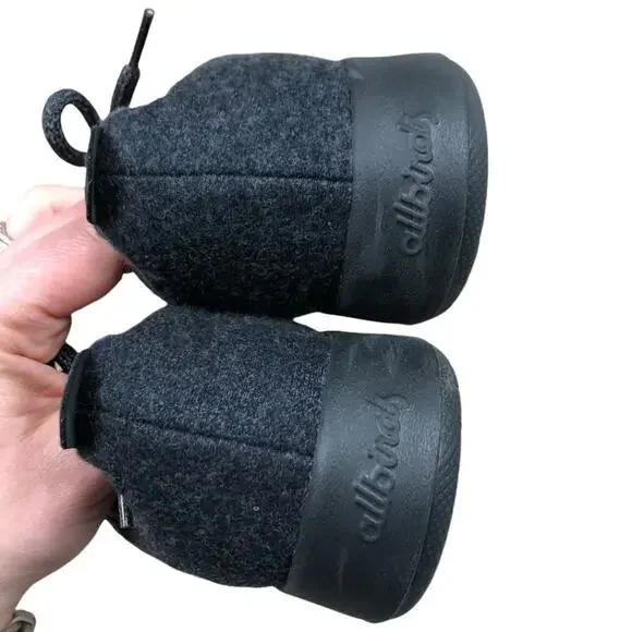 ALLBIRDS Classic Wool Runner Sneaker Dark Gray Size 6 Lace Up Comfortable - Picture 8 of 9